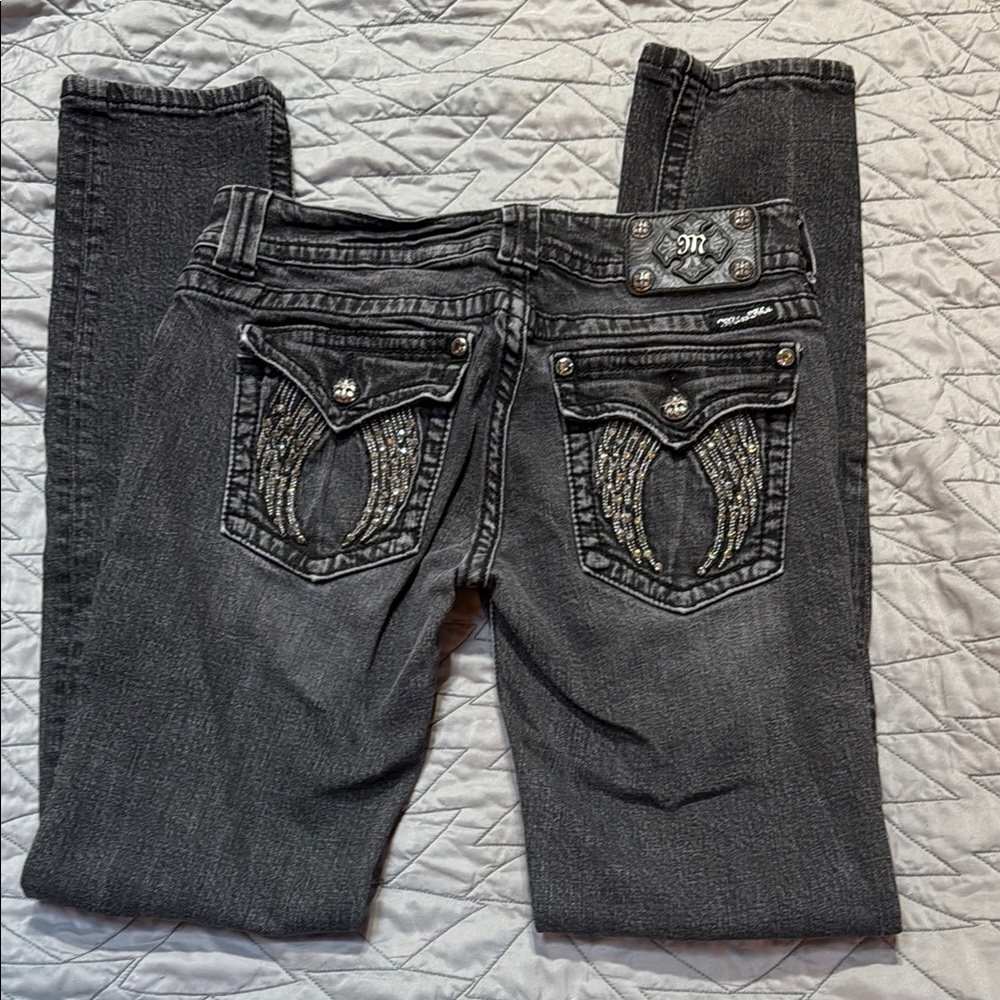 Miss Me Signature Black Jeans